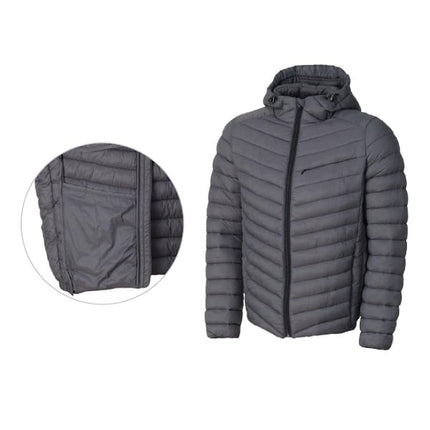 Jacheta matlasata cu gluga fixa Renania RENFIT, 100% nailon
