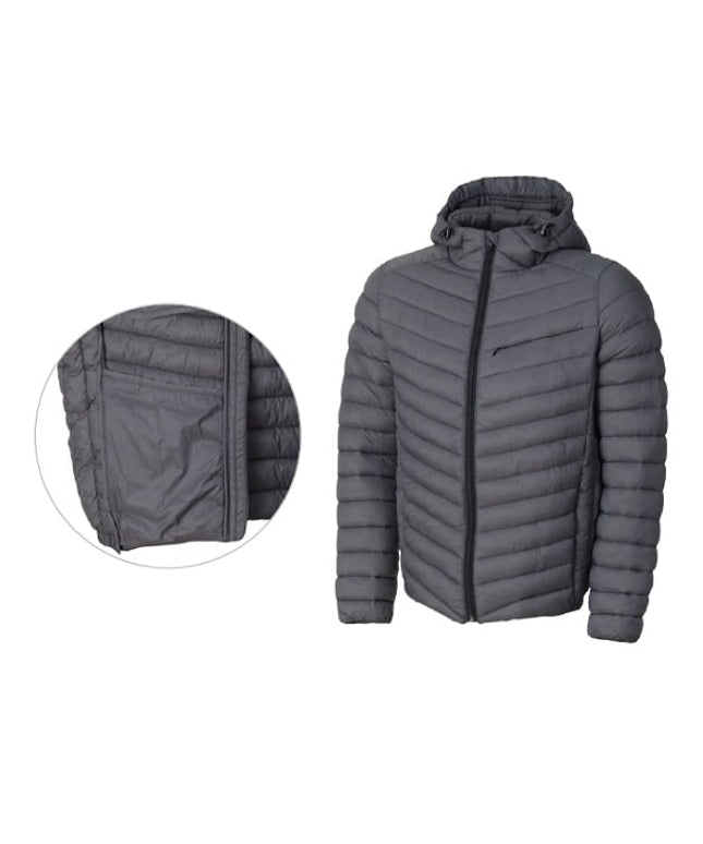 Jacheta matlasata cu gluga fixa Renania RENFIT, 100% nailon