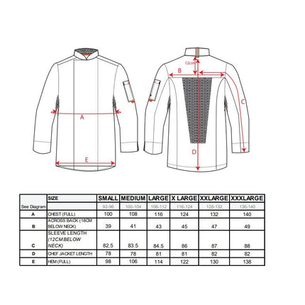 Jacheta bucatar Portwest MESH AIR C838, 65% poliester, 35% bumbac, 190g