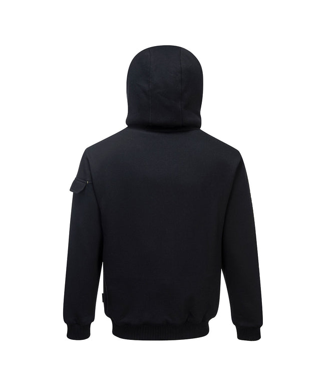 Hanorac flausat cu gluga Portwest PEWTER KS32, 65% poliester, 35% bumbac, 280g