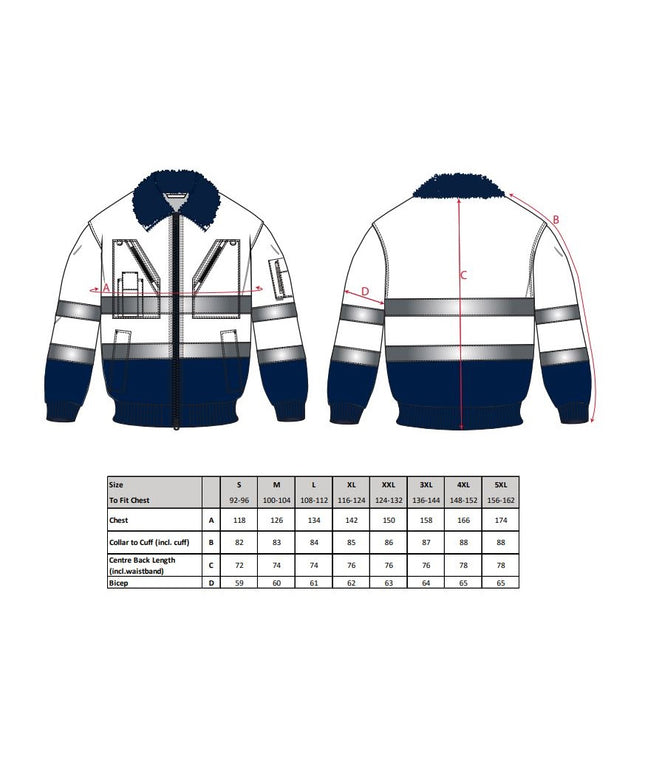 Jacheta reflectorizanta Portwest PILOT PJ50, 3IN1, 55% bumbac, 45% poliester 240g