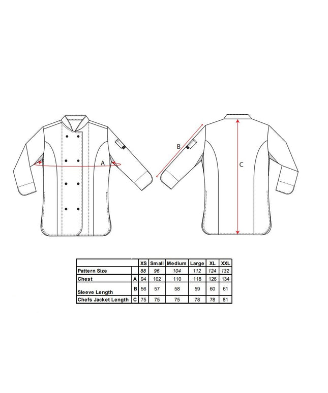 Jacheta bucatar dama Portwest RACHEL C837, 65% poliester, 35% bumbac, 190g
