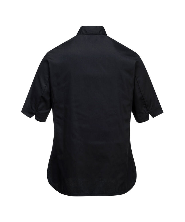 Jacheta cu maneca scurta dama bucatar Portwest JACHETA RACHEL C737, 65% poliester, 35% bumbac, 190g
