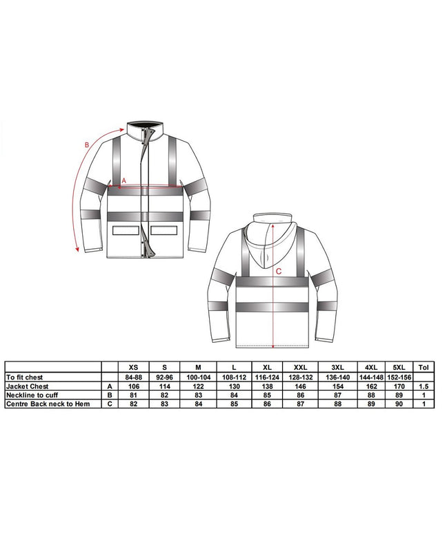 Jacheta reflectorizanta ignifuga Portwest SEALTEX FLAME FR41, antistatica, 100% poliester, 260g
