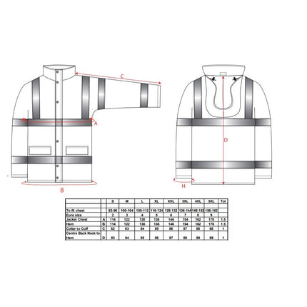 Jacheta reflectorizanta Portwest SEALTEX ULTRA RT50, 100% poliester, 185 gr/mp, necaptusita