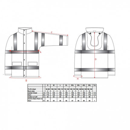 Jacheta reflectorizanta Portwest SEALTEX ULTRA RT50, 100% poliester, 185 gr/mp, necaptusita