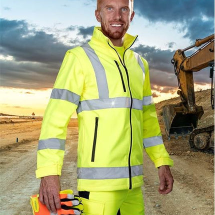 Jacheta reflectorizanta softshell Ardon REF501, softshell, 310 gr/mp