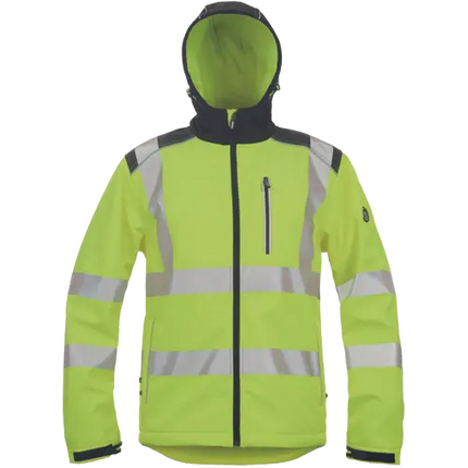 Jacheta reflectorizanta softshell Cerva KNOXFIELD HVPS, 100% poliester, 290 gr/mp