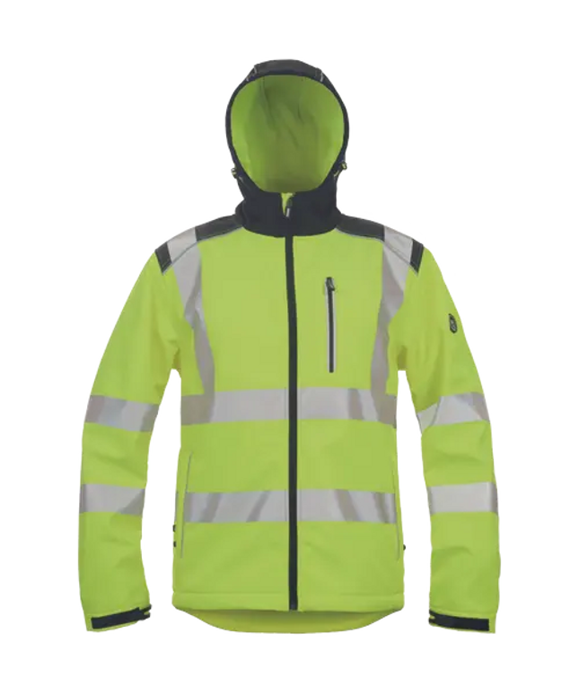 Jacheta reflectorizanta softshell Cerva KNOXFIELD HVPS, 100% poliester, 290 gr/mp