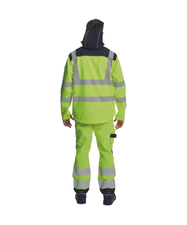 Jacheta reflectorizanta softshell Cerva KNOXFIELD HVPS, 100% poliester, 290 gr/mp