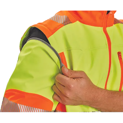 Jacheta reflectorizanta softshell Cerva LATTON, 100% poliester, 270 gr/mp