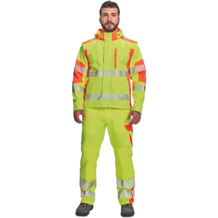 Jacheta reflectorizanta softshell Cerva LATTON, 100% poliester, 270 gr/mp