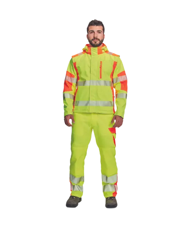 Jacheta reflectorizanta softshell Cerva LATTON, 100% poliester, 270 gr/mp