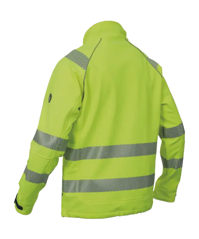 Jacheta reflectorizanta softshell Cerva SHELDON, 94% poliester, 6% elastan, 320 gr/mp