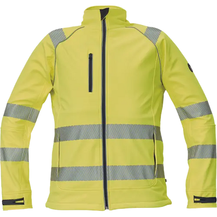 Jacheta reflectorizanta softshell Cerva SHELDON, 94% poliester, 6% elastan, 320 gr/mp