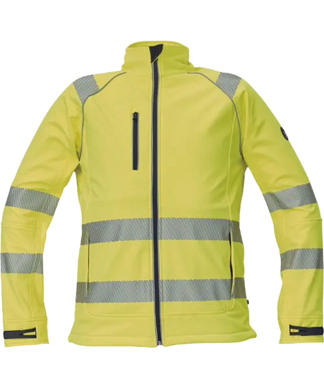 Jacheta reflectorizanta softshell Cerva SHELDON, 94% poliester, 6% elastan, 320 gr/mp