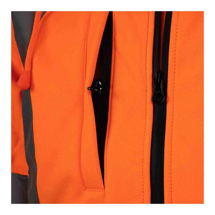 Jacheta reflectorizanta softshell Renania ATENA, 100% poliester