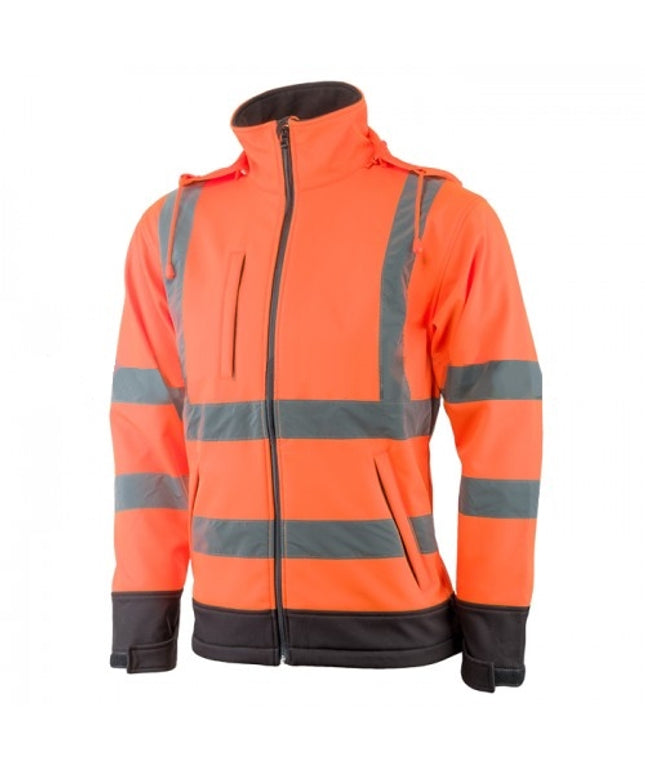 Jacheta reflectorizanta softshell Renania ATENA, 100% poliester