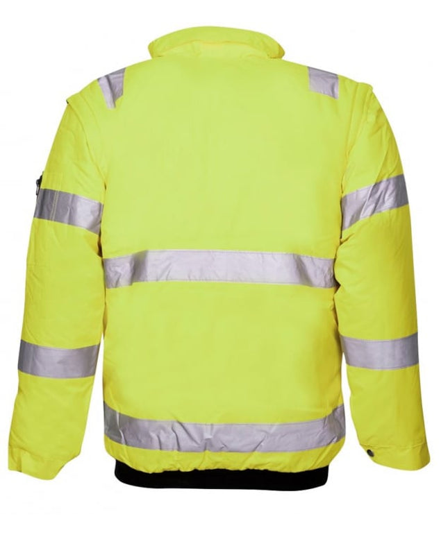 Jacheta reflectorizanta vatuita de iarna Ardon HOWARD 2IN1, 100% poliester, cu maneci detasabile