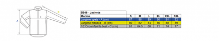 Jacheta reflectorizanta vatuita de iarna Renania CARDIFF, 100% nailon, impermeabila