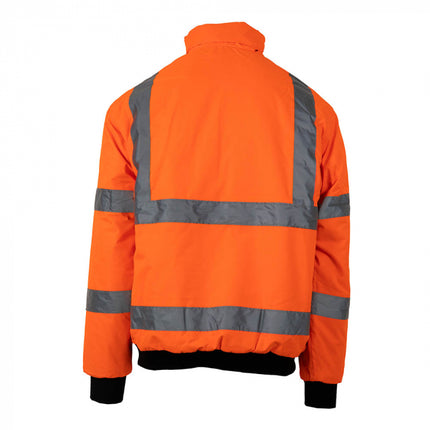 Jacheta reflectorizanta vatuita de iarna Renania OSLO, 100% poliester Oxford+ membrana PU