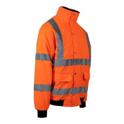 Jacheta reflectorizanta vatuita de iarna Renania OSLO, 100% poliester Oxford+ membrana PU