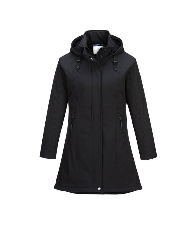 Jacheta de iarna softshell dama Portwest CARLA TK42, 94% poliester, 6% elastan, 310g