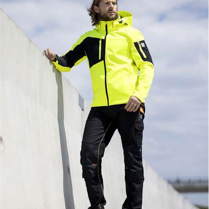 Jacheta softshell cu elemente reflectorizante Ardon CITYCONIC, 93% poliester, 7% elastan, 300 gr/mp