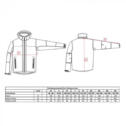 Jacheta softshell cu gluga Portwest TK53, 94% Poliester, 6% elastan, 310g