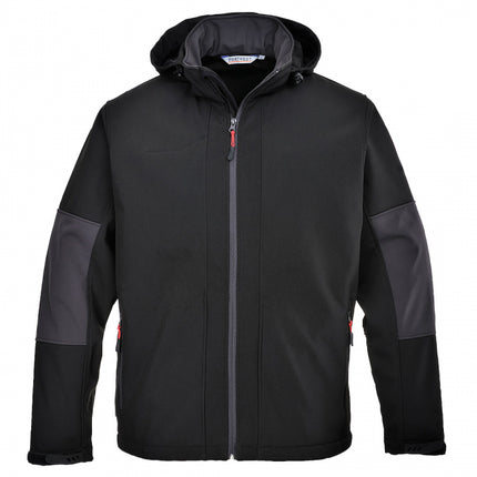 Jacheta softshell cu gluga Portwest TK53, 94% Poliester, 6% elastan, 310g