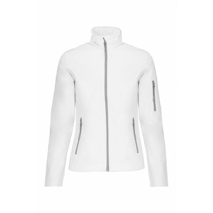 Jacheta softshell dama Kariban K400, 95% poliester, 5% elastan, 300 gr/mp