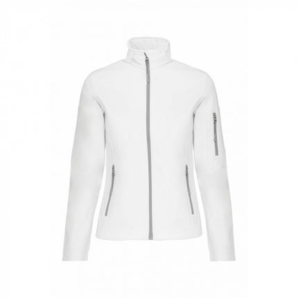 Jacheta softshell dama Kariban K400, 95% poliester, 5% elastan, 300 gr/mp