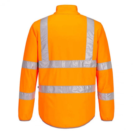 Jacheta softshell reflectorizanta Portwest EC24, 100% poliester, 440 gr/mp