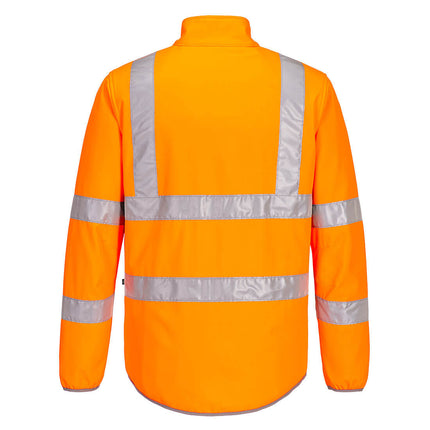 Jacheta softshell reflectorizanta Portwest EC24, 100% poliester, 440 gr/mp