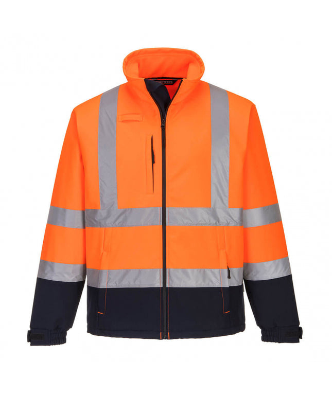 Jacheta softshell reflectorizanta Portwest S425, 92% poliester, 8% elastan, 310 gr/mp