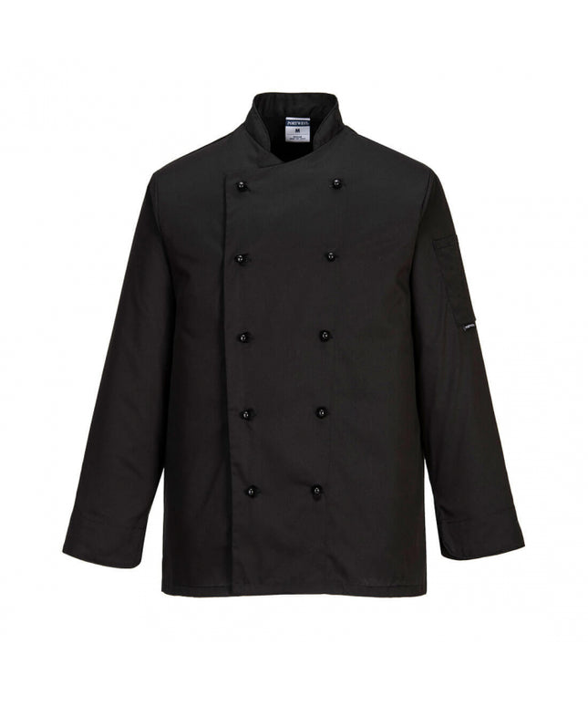 Jacheta bucatar Portwest SOMERSET CHEFS C834, 65% poliester, 35% bumbac, 190g