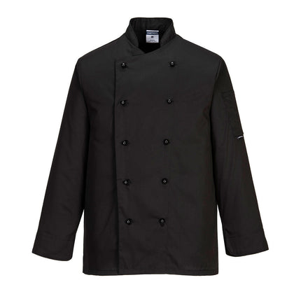Jacheta bucatar Portwest SOMERSET CHEFS C834, 65% poliester, 35% bumbac, 190g