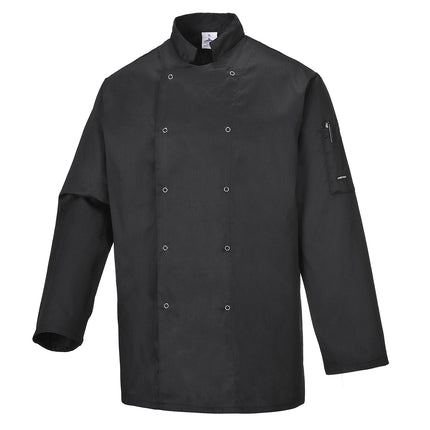 Jacheta bucatar Portwest SUFFOLK CHEFS C833, 65% poliester, 35% bumbac, 190g