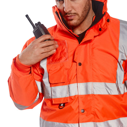 Jacheta reflectorizanta Portwest TRAFFIC 7IN1 RIS RT27, 100% poliester, 190 gr/mp