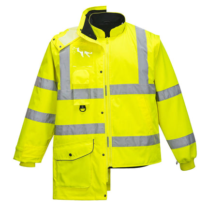 Scurta de iarna reflectorizanta Portwest TRAFFIC 7IN1 S427, 100% poliester, 190 gr/mp