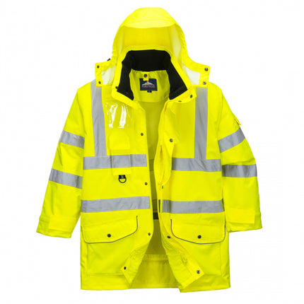 Scurta de iarna reflectorizanta Portwest TRAFFIC 7IN1 S427, 100% poliester, 190 gr/mp