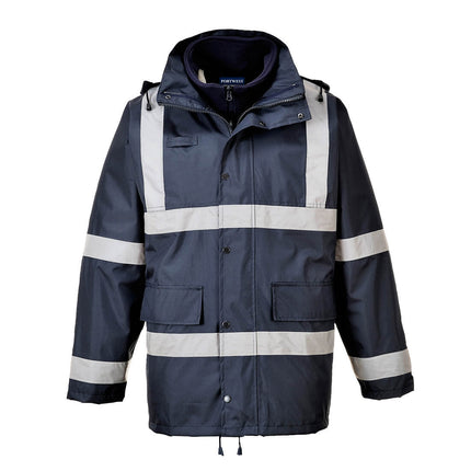 Scurta de iarna vatuita Portwest TRAFIC IONA 3IN1 S431, cu benzi reflectorizante, 10% poliester, 190g