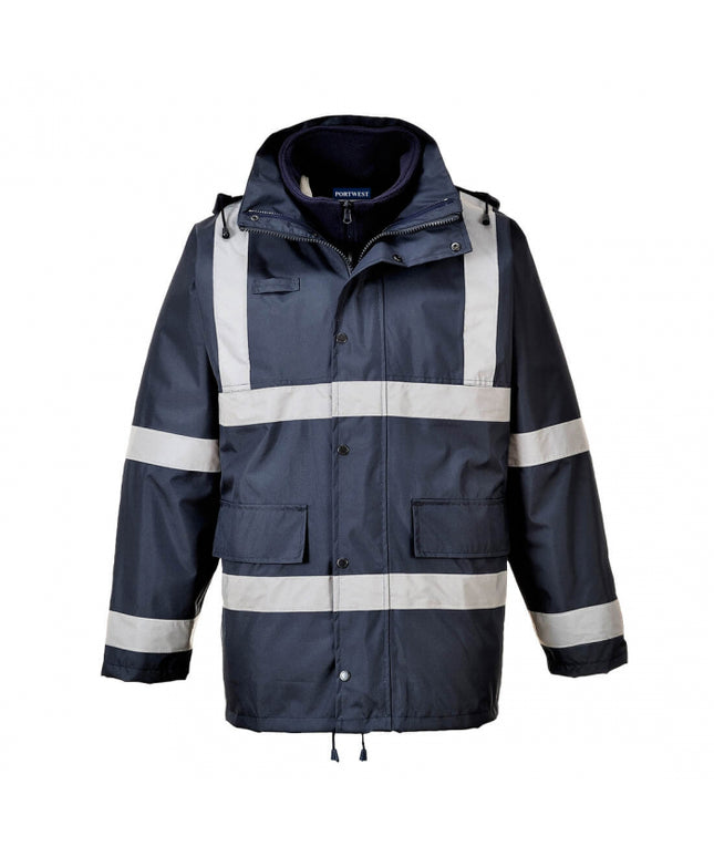 Scurta de iarna vatuita Portwest TRAFIC IONA 3IN1 S431, cu benzi reflectorizante, 10% poliester, 190g