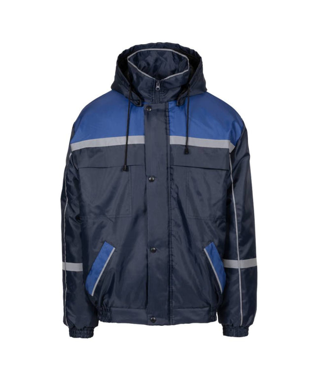 Jacheta vatuita de iarna Renania ANDURA BLUE WINTER, 100% poliester