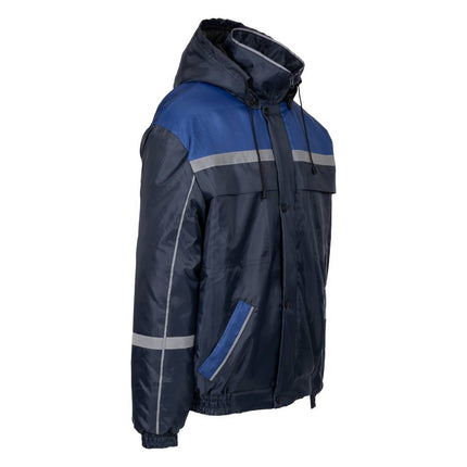 Jacheta vatuita de iarna Renania ANDURA BLUE WINTER, 100% poliester