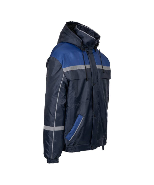 Jacheta vatuita de iarna Renania ANDURA BLUE WINTER, 100% poliester