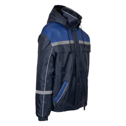 Jacheta vatuita de iarna Renania ANDURA BLUE WINTER, 100% poliester