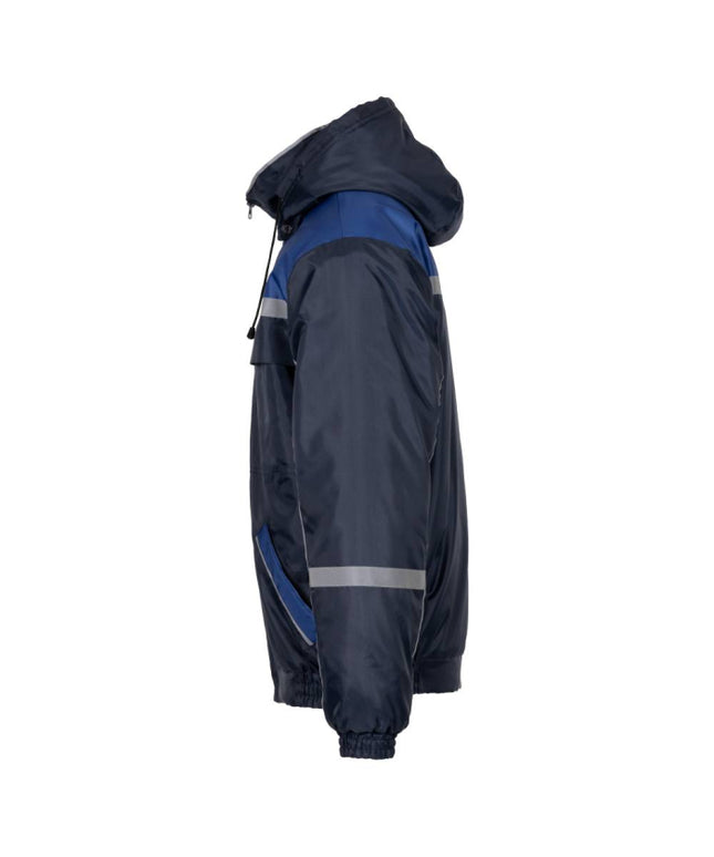 Jacheta vatuita de iarna Renania ANDURA BLUE WINTER, 100% poliester