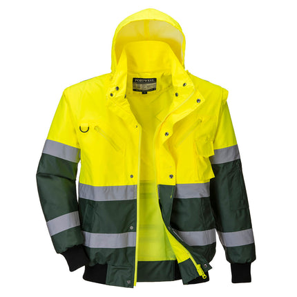 Jacheta reflectorizanta Portwest X HI-VIS BOMBER C565, 100% poliester, 190 gr/mp
