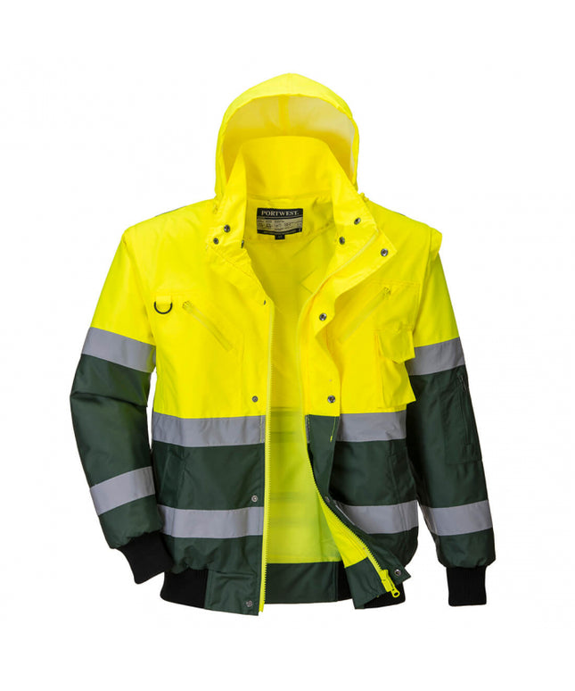 Jacheta reflectorizanta Portwest X HI-VIS BOMBER C565, 100% poliester, 190 gr/mp